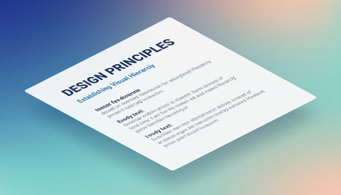 Визуальная иерархия текста